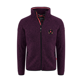 LIMITIERTE Österreich Adler Kultjacke ohne Kapuze - Bordeaux-Violett