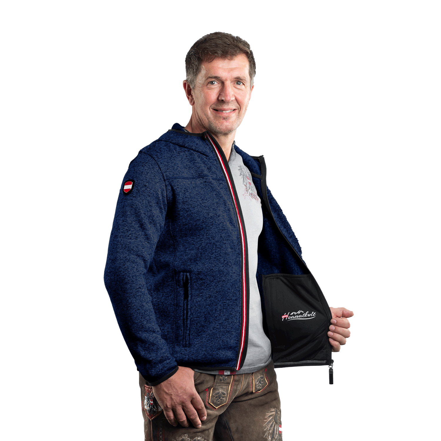 Kultjacke mit Kapuze - Austria Ski