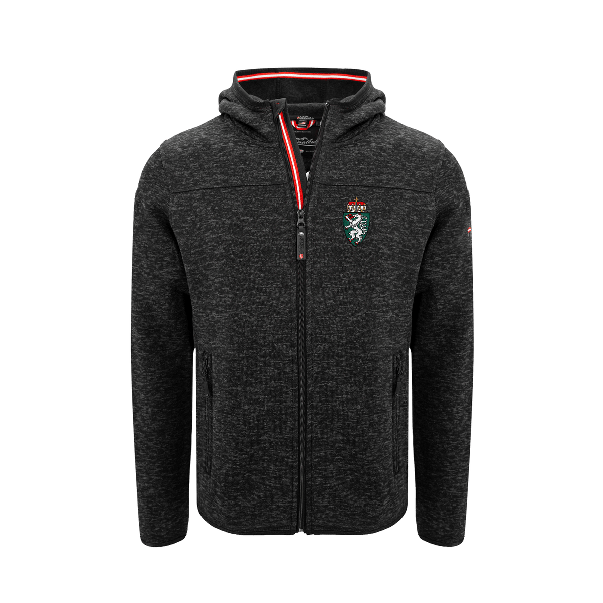 Herren Fleece Weste schwarz Steiermark #Farbe_Schwarz