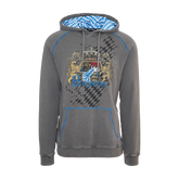 Herren Hoodie Bayern Motiv grau
