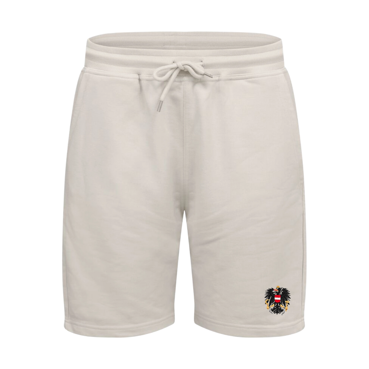 Herren Hose mit Österreich Adler Stickerei #Farbe_Creme