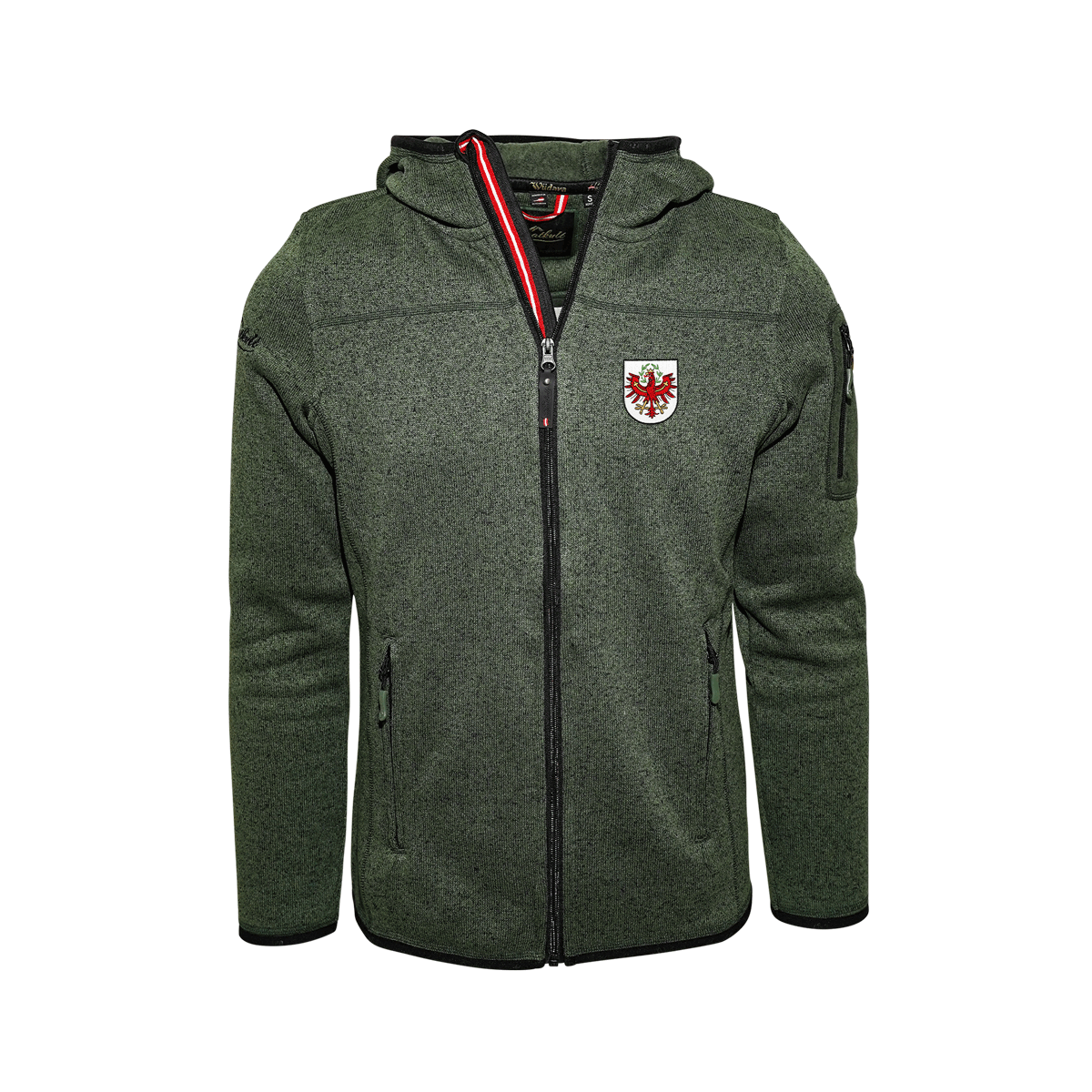 Tirol Kultjacke mit Kapuze - Das Original