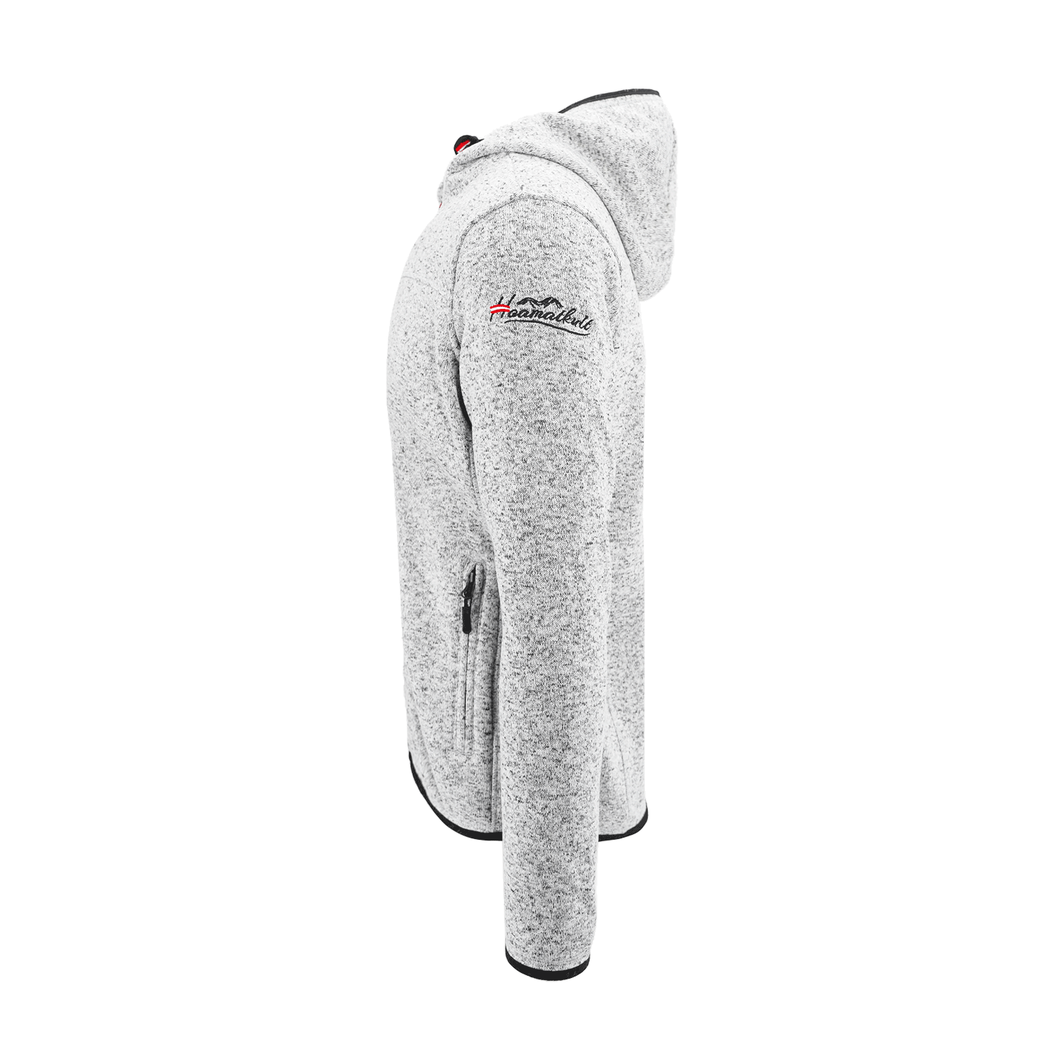 Kultjacke mit Kapuze - Austria Ski rot