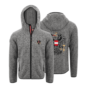 Herren Österreich Adler Jacke dunkelgrau