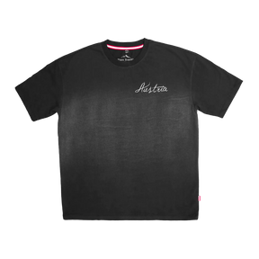 Österreich Oversize T-Shirt - Schwarz