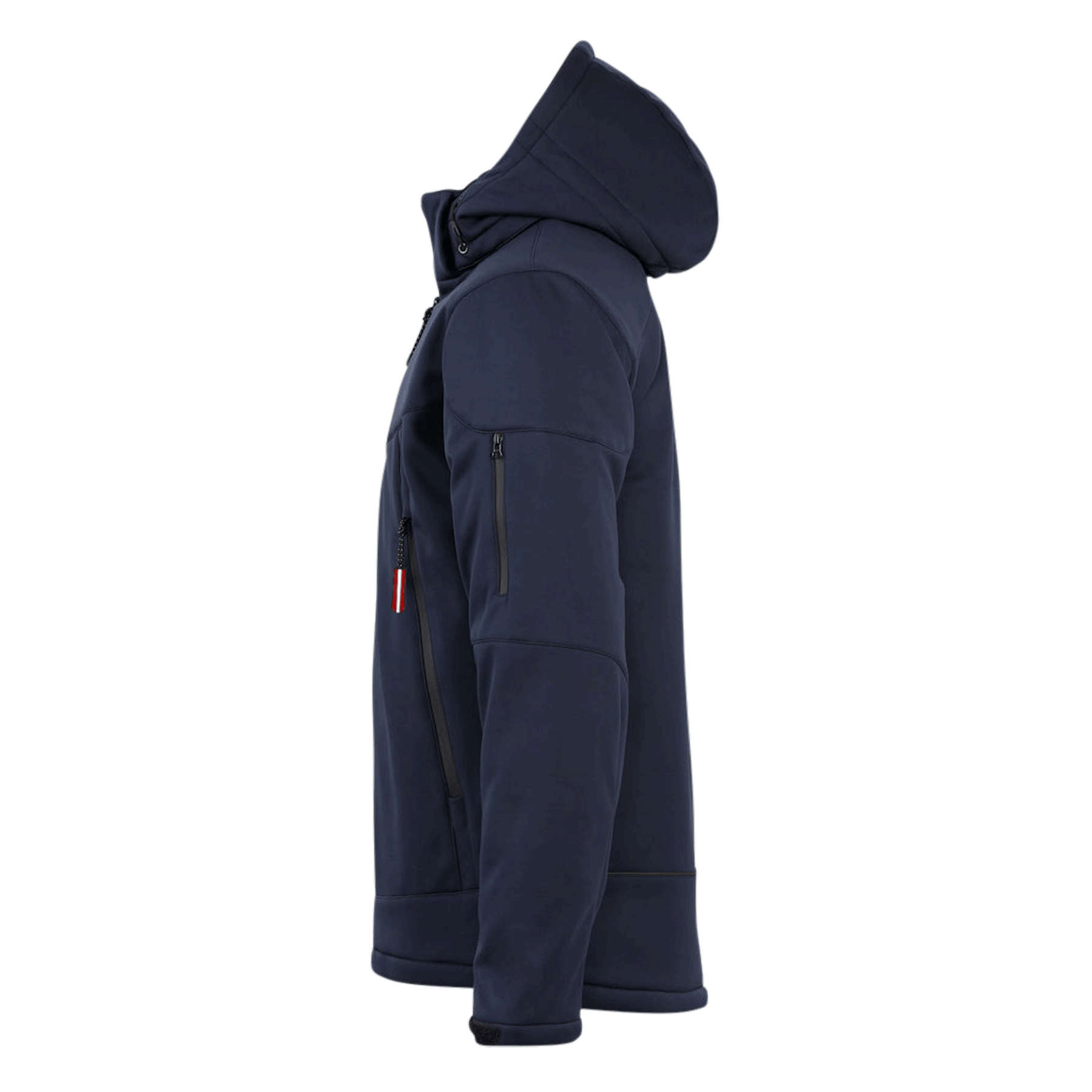 Herren Ski Winterjacke dunkelblau seitlich
