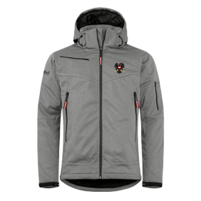 Herren Skijacke grau Adler Stickerei