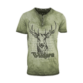 Herren T-Shirt Hirsch grün #Farbe_Grün
