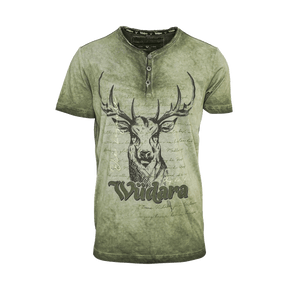Wüdara Vintage T-Shirt - Dunkelgrün