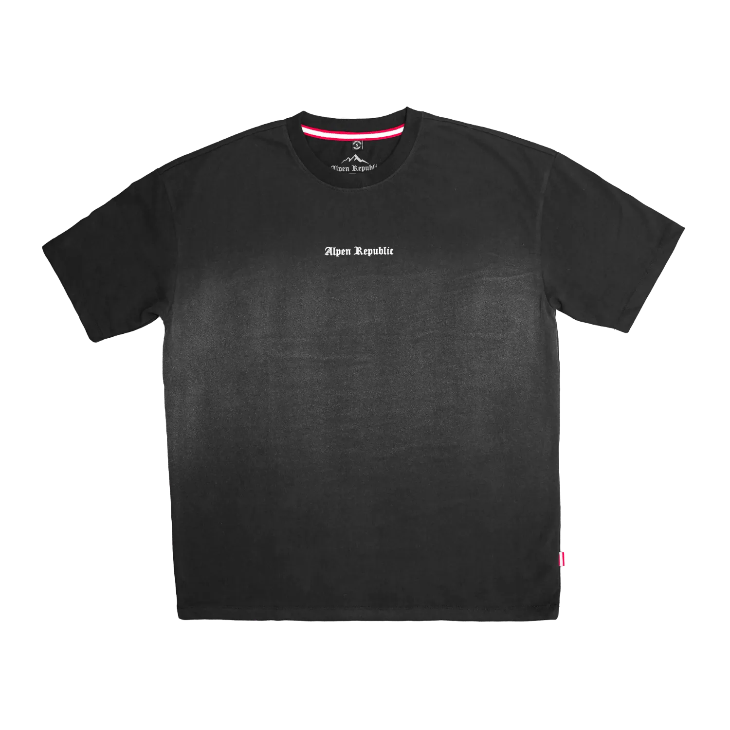 Alpen Republic Oversize T-Shirt - Schwarz