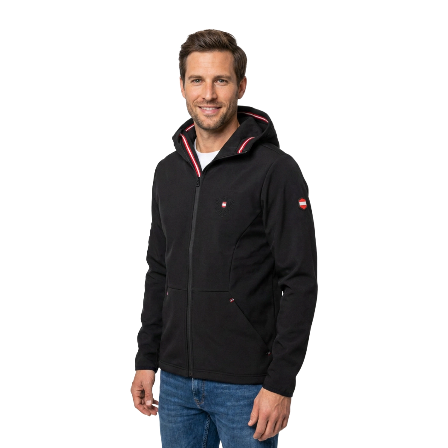 Österreich Adler Lifestyle Kapuzenjacke