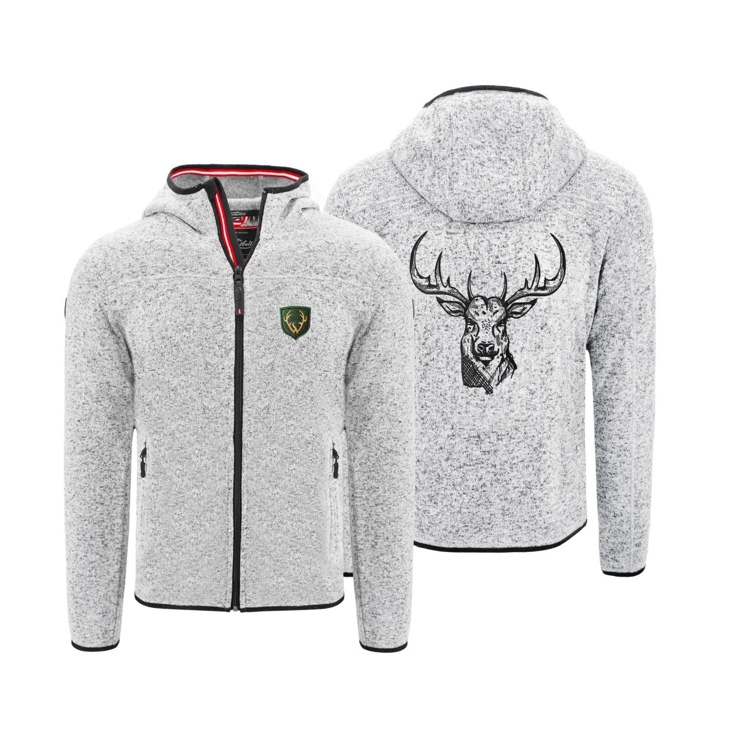 Hirsch Kultjacke mit Kapuze - Das Original