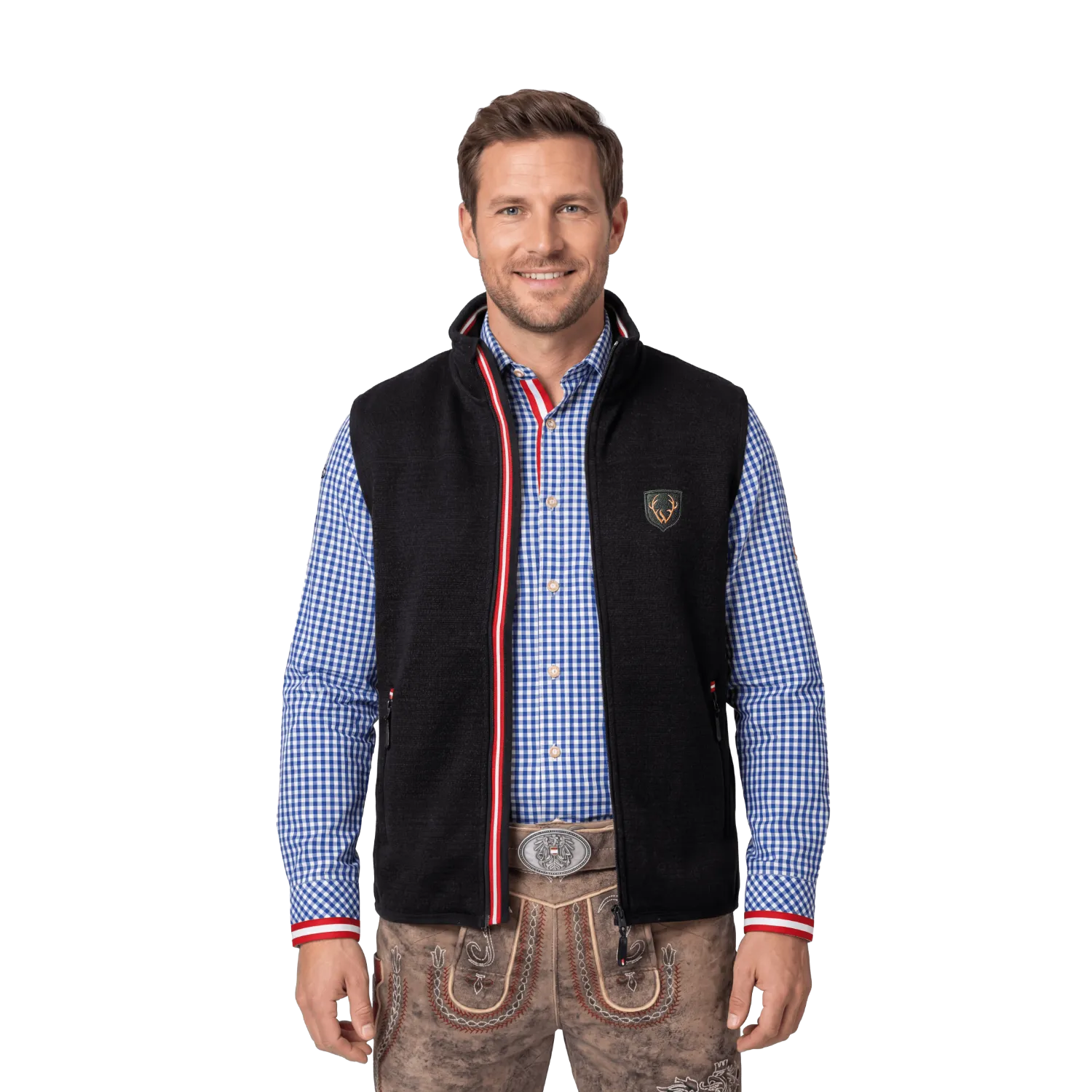 Hirsch Kultgilet - Strickoptik