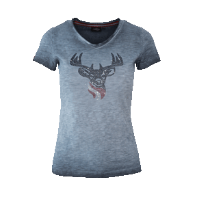 Hirsch Glitzer T-Shirt