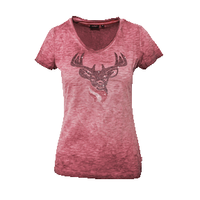 Hirsch Glitzer T-Shirt