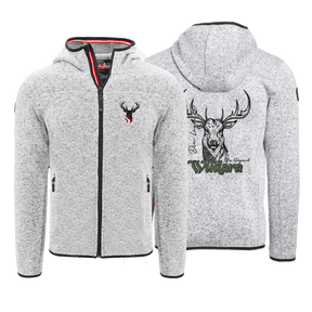 Hirsch Strickfleece Jacke Hoamatkult