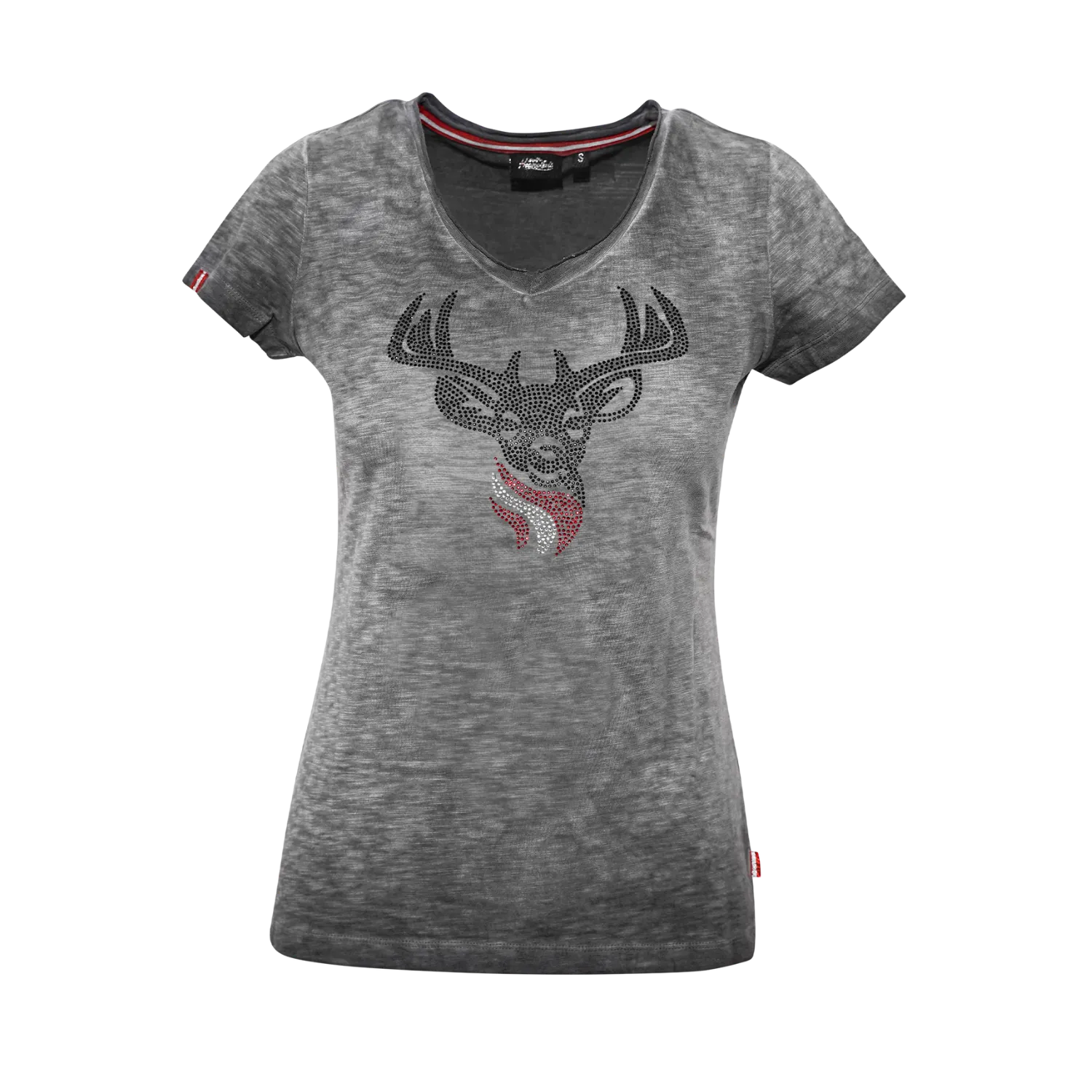 Hirsch Glitzer T-Shirt