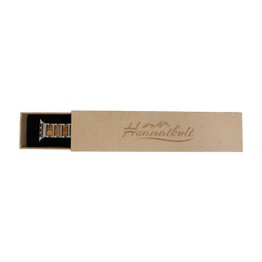 Hoamatkult Apple Watch Holzarmband silber