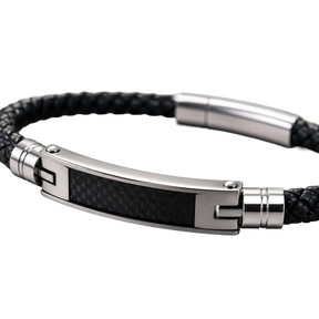 Hoamatkult Carbon Leder Armband