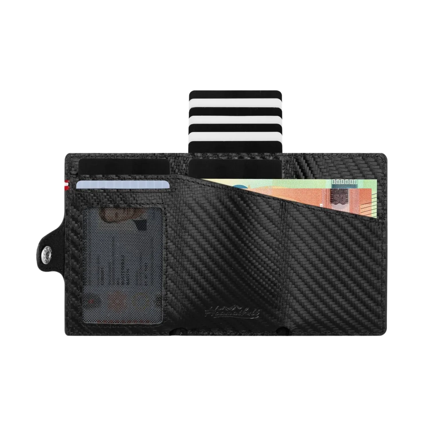 Hoamatkult Carbon Smart Wallet schwarz #Farbe_Carbon