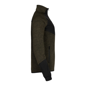 Hirsch Kultjacke Softshell-Fleece - Dunkelgrün