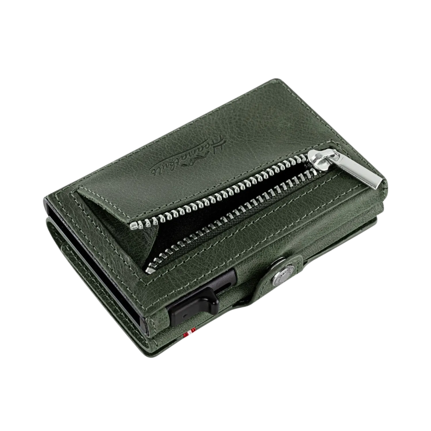 Adler Smart Wallet Trifold mit Karten-Pop-Up Funktion aus Echtleder