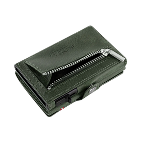 Adler Smart Wallet Trifold mit Karten-Pop-Up Funktion aus Echtleder