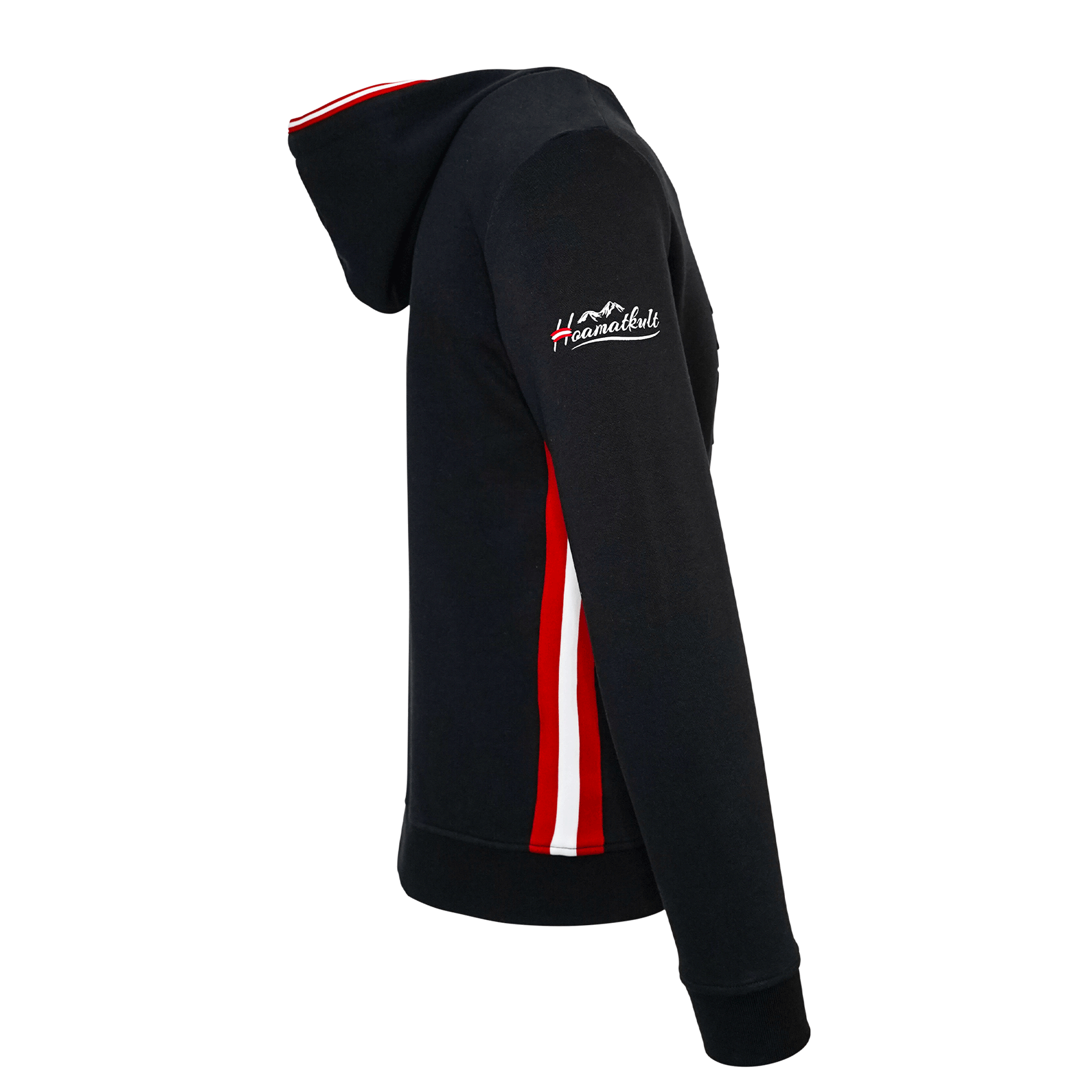 Hoamatkult Herren Hoodie schwarz Österreich