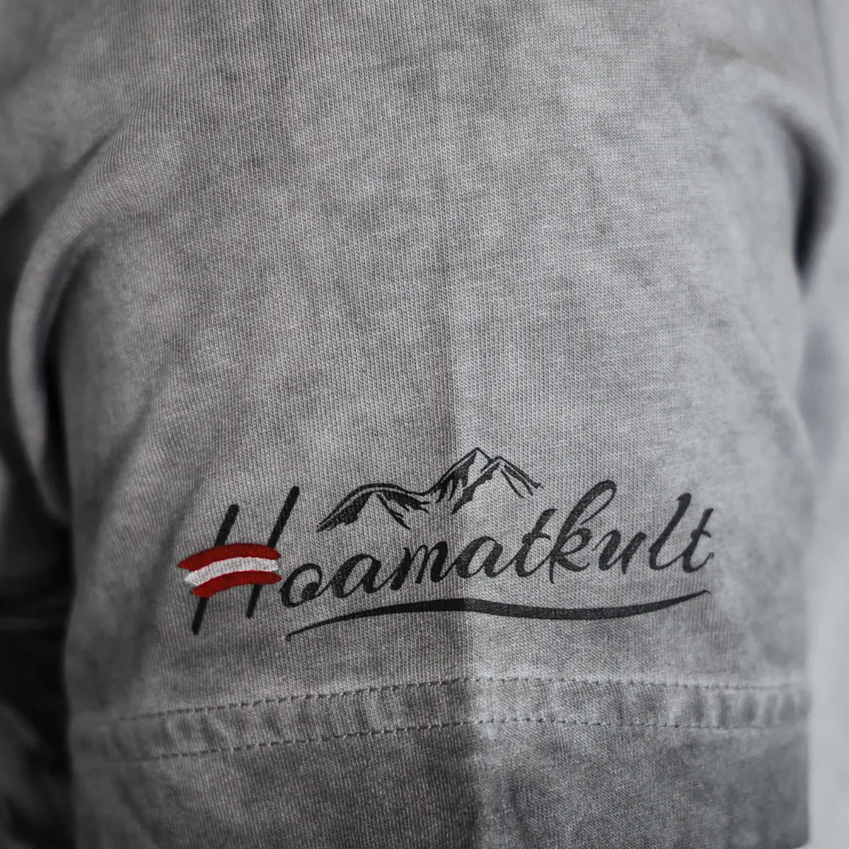 Österreich Adler Vintage Trachten T-Shirt - Dunkelgrau