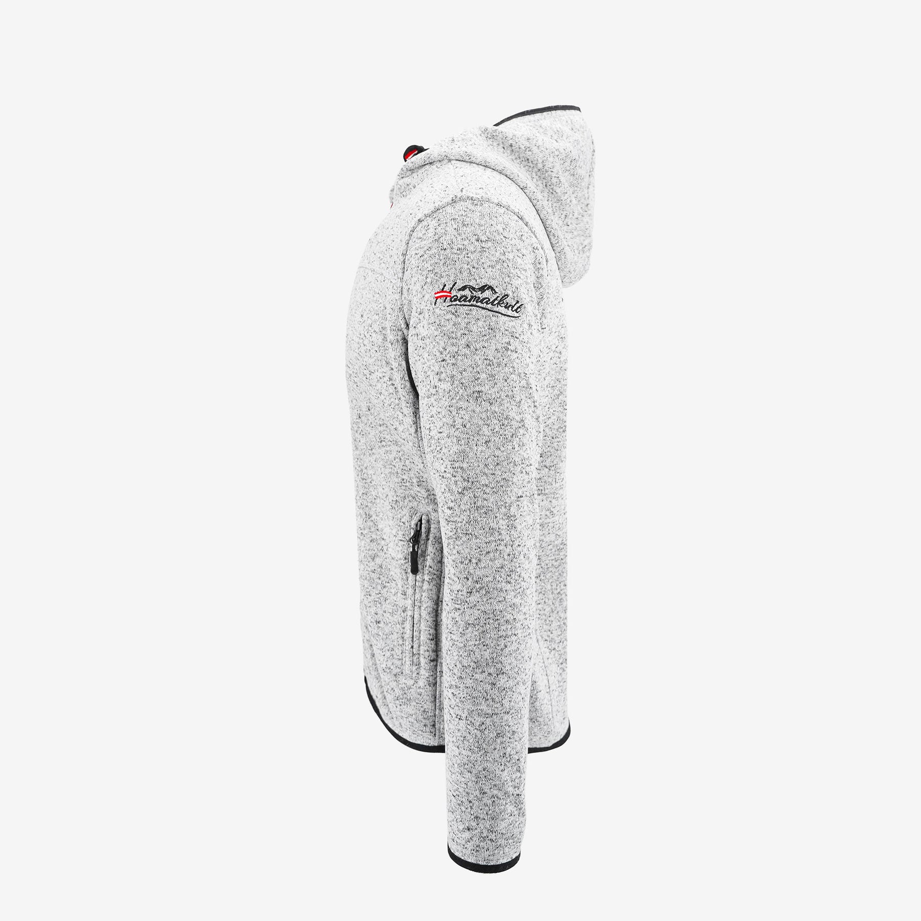 Österreich / Hirsch Kultjacke - Hellgrau