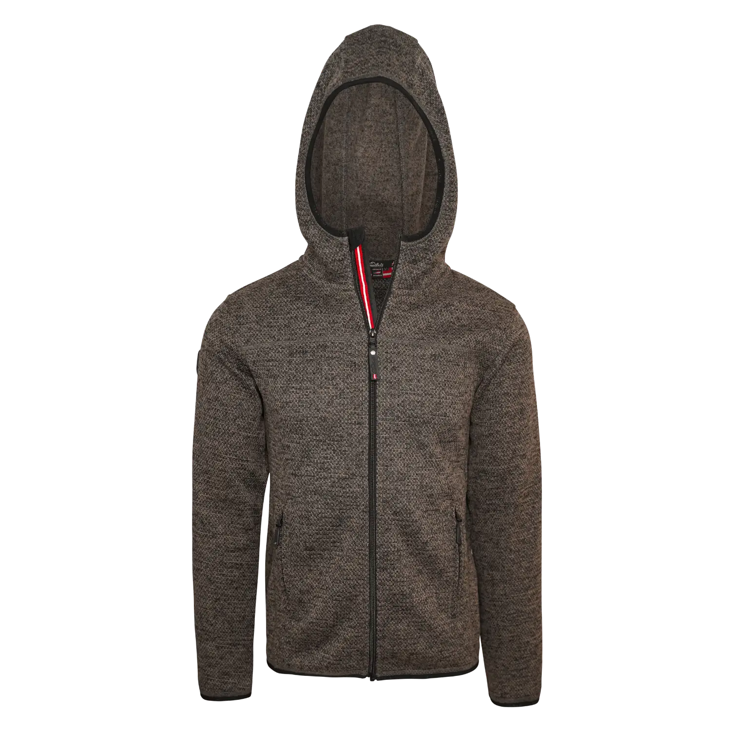 Hoamatkult Kultjacke mit Kapuze - Strickoptik