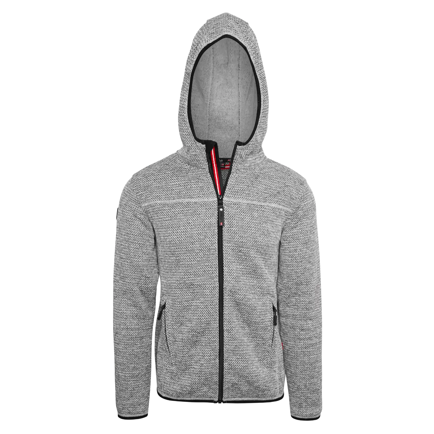 Hoamatkult Kultjacke mit Kapuze - Strickoptik