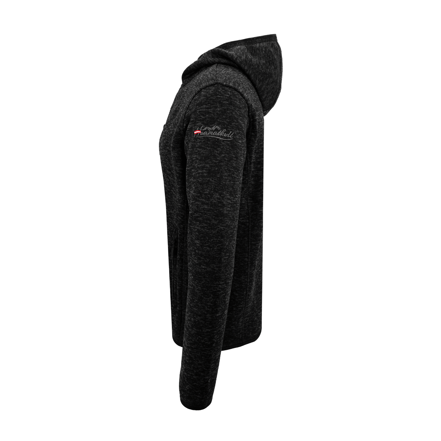 Kultjacke mit Kapuze - Ski rot-weiss-rot