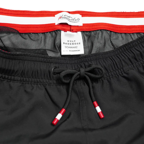 Hoamatkult Label Badehose schwarz