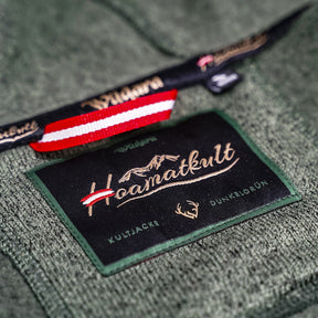 Hoamatkult Label Wüdara dunkelgrün