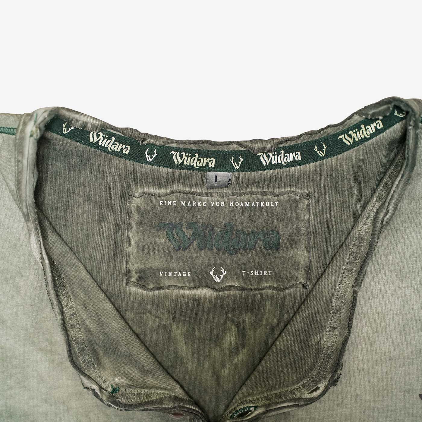 Hoamatkult Label Wüdara Shirt grün