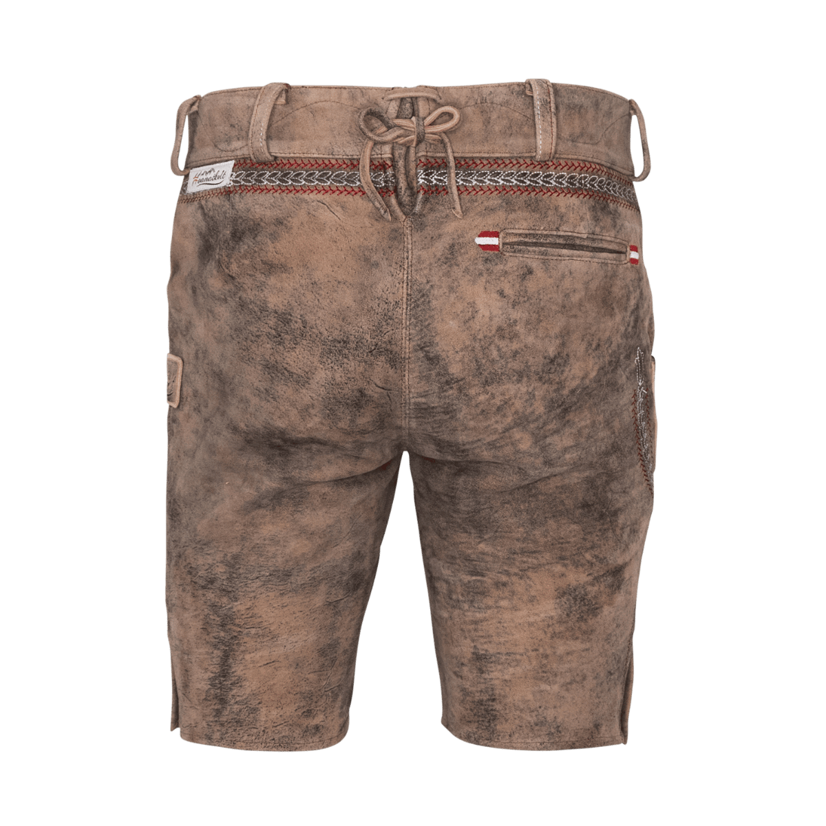 Kult Lederhose Österreich Adler - Vintage Braun