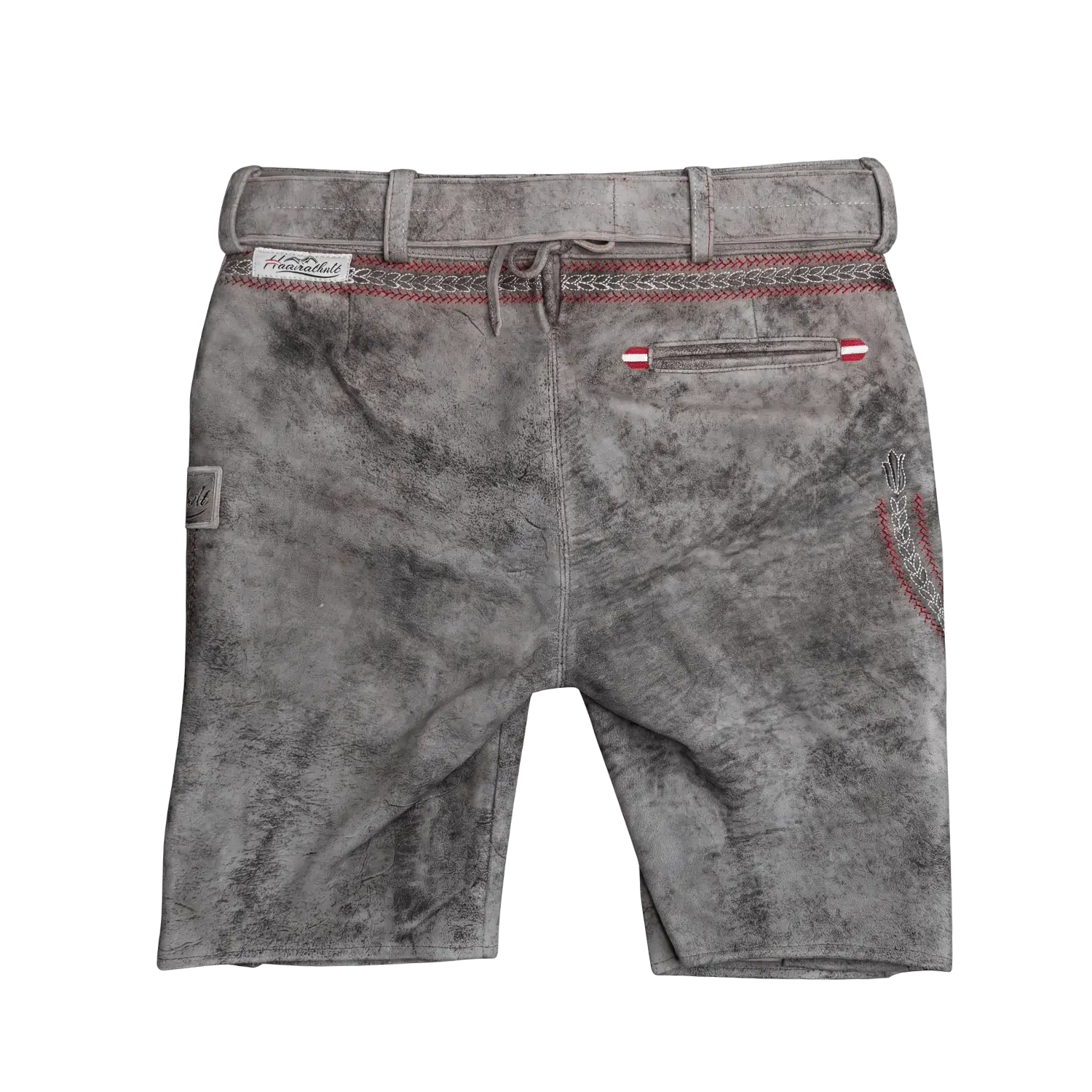 Kult Lederhose Österreich Adler - Vintage Grau
