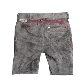 Kult Lederhose Österreich Adler - Vintage Grau