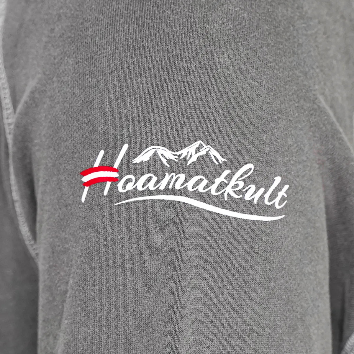 Österreich Adler Vintage Hoodie - Hellgrau