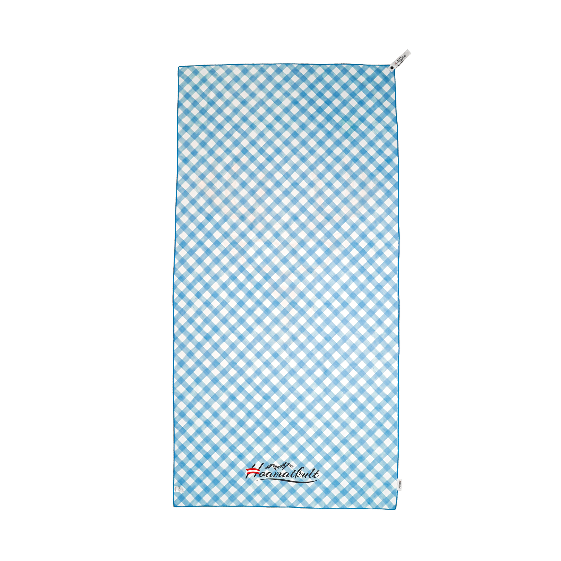 Hoamatkult Mikrofaser Badetuch blau
