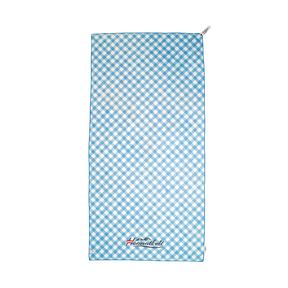 Hoamatkult Mikrofaser Badetuch blau