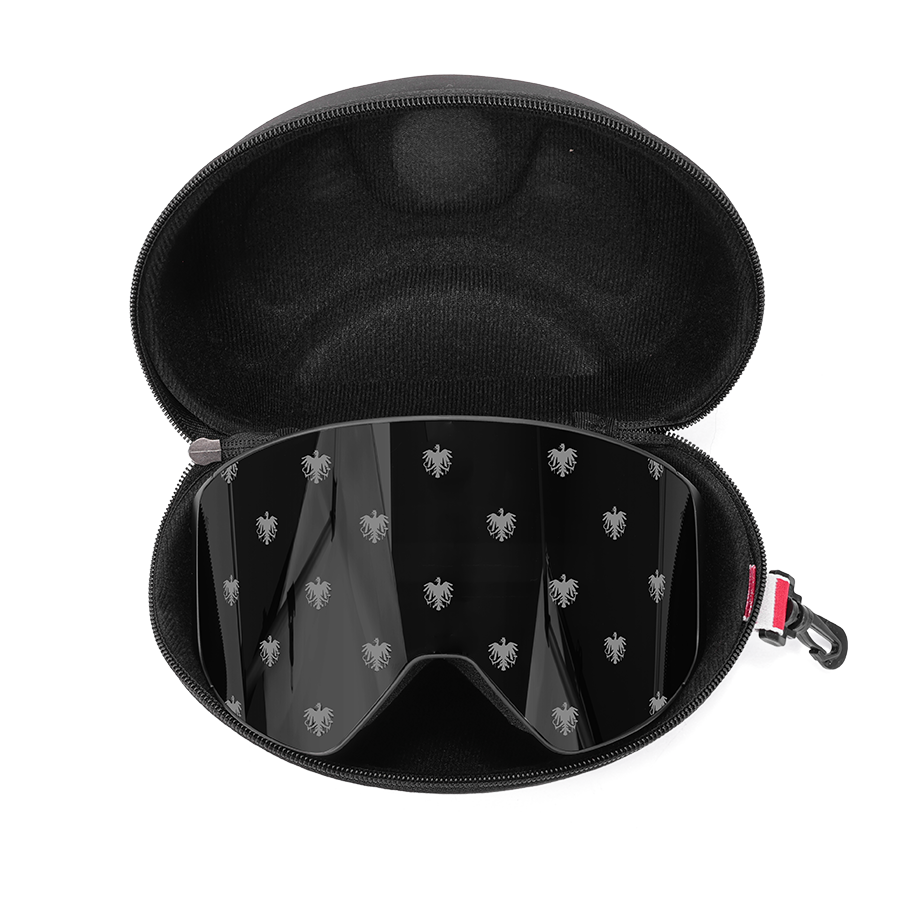 Hoamatkult Österreich Adler Skibrille schwarz