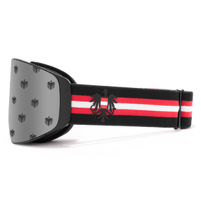 Hoamatkult Österreich Adler Skibrille silber