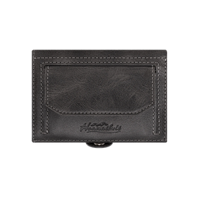 Adler Slim Wallet aus Echtleder mit Spiegel, Münzfach & RFID-Schutz