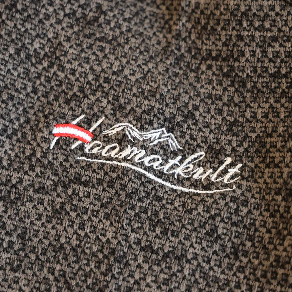 Österreich Kultjacke ohne Kapuze - Strickoptik