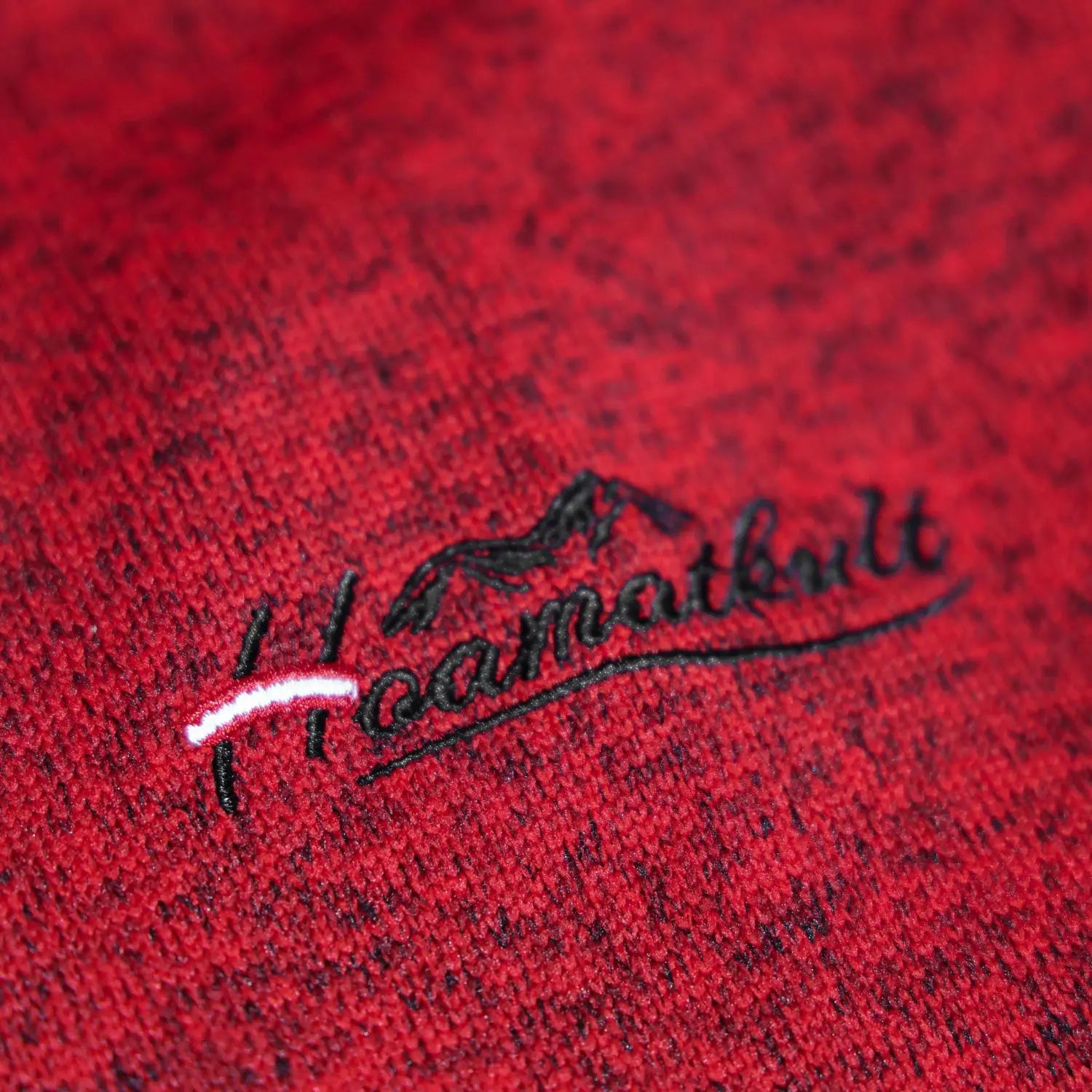 Hoamatkult Stickerei rote Dual Color Jacke #Farbe_Schwarz/Rot