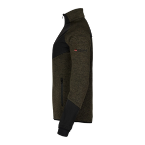Hirsch Kultjacke Softshell-Fleece - Dunkelgrün