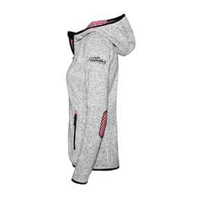 Österreich Trachten Kultjacke mit Kapuze - Karo Rot