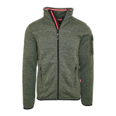 Hoamatkult Strickfleece Jacke ohne Kapuze Herren